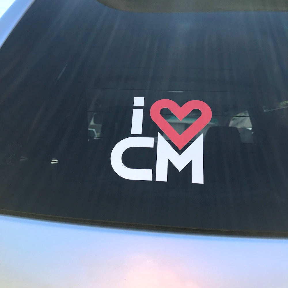 I Heart Costa Mesa IHCM Die Cut Decal Car Window
